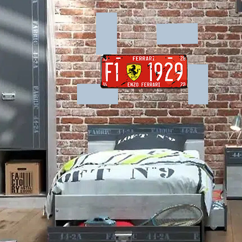 Tableau décoratif - plaque Formula One - mdf - 40 x 15 cm vinyle mat