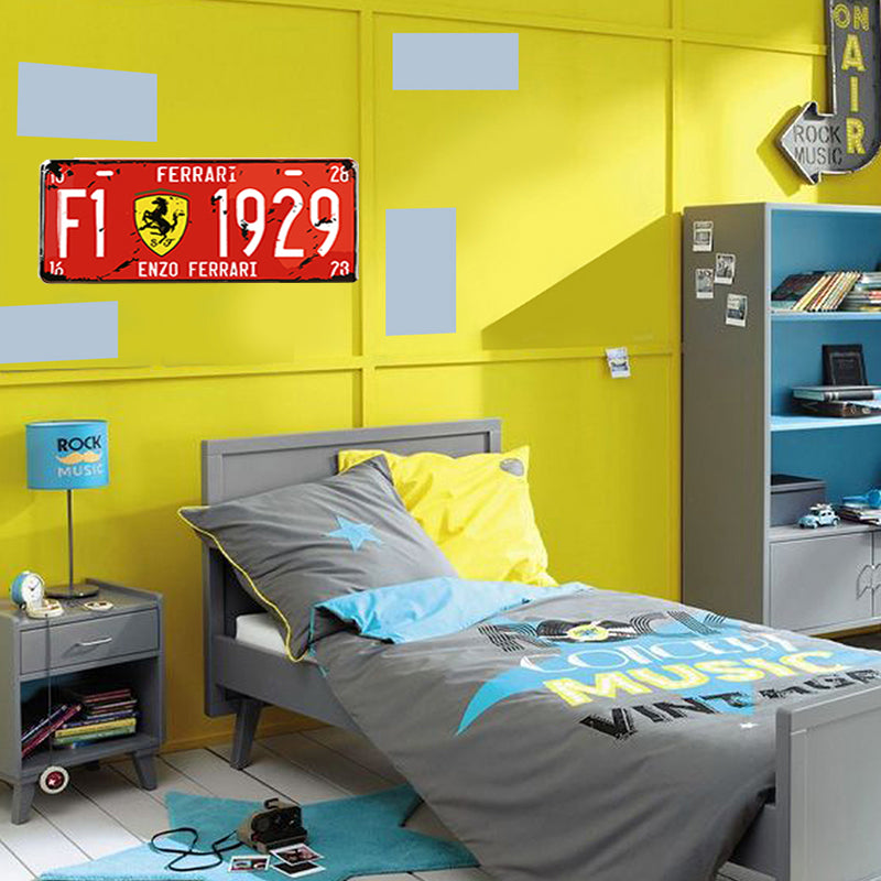 Tableau décoratif - plaque Formula One - mdf - 40 x 15 cm vinyle mat