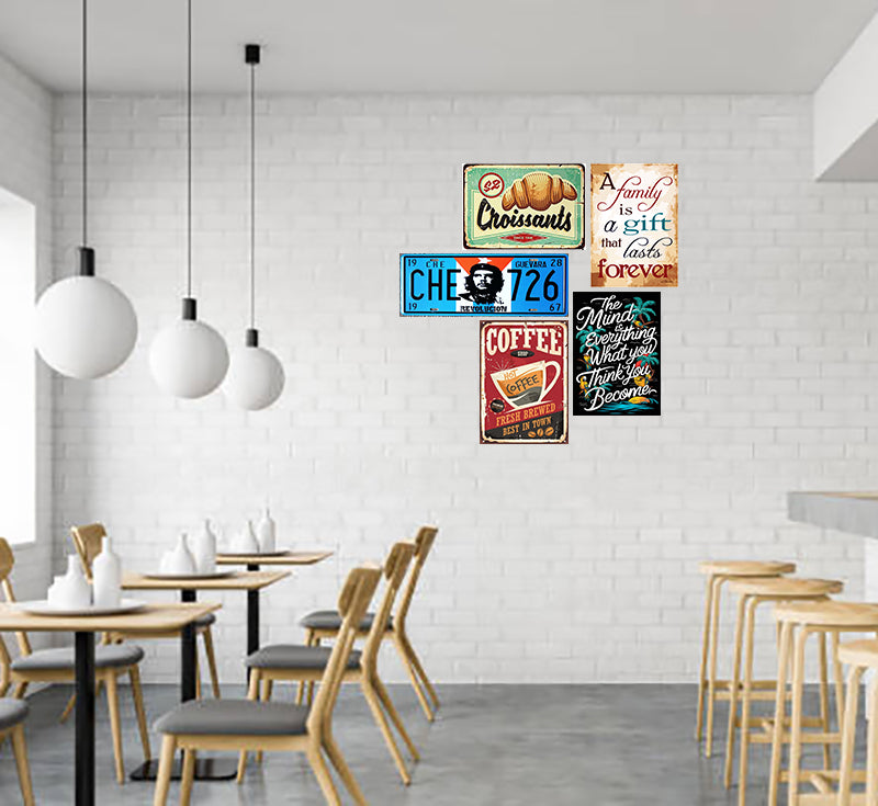 Pack Salon de Thé 3 de 5 plaques au prix de 4