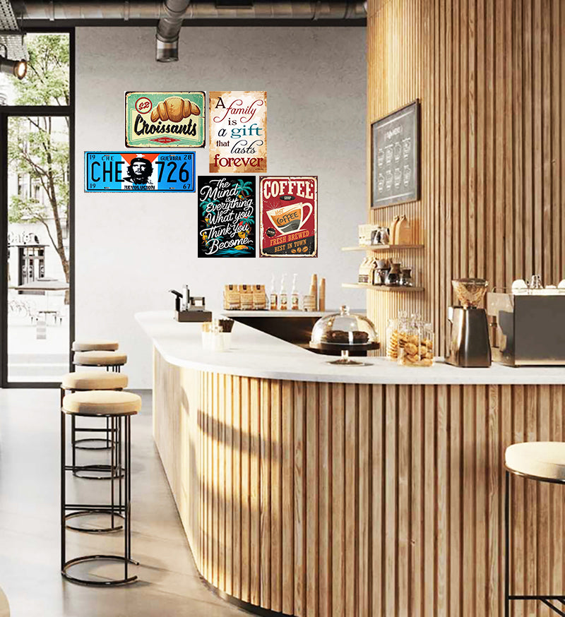 Pack Salon de Thé 3 de 5 plaques au prix de 4