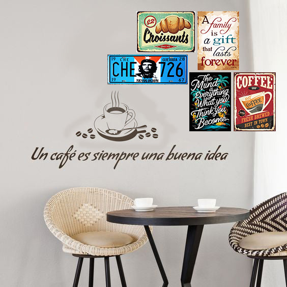 Pack Salon de Thé 3 de 5 plaques au prix de 4