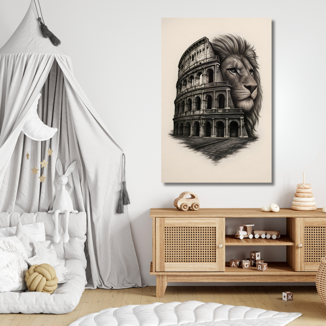 Tableau décoratif – Empire Sauvage – 60 x 50 cm