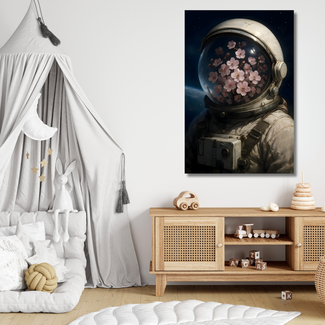 Tableau décoratif – Floraison Astrale – 60 x 50 cm