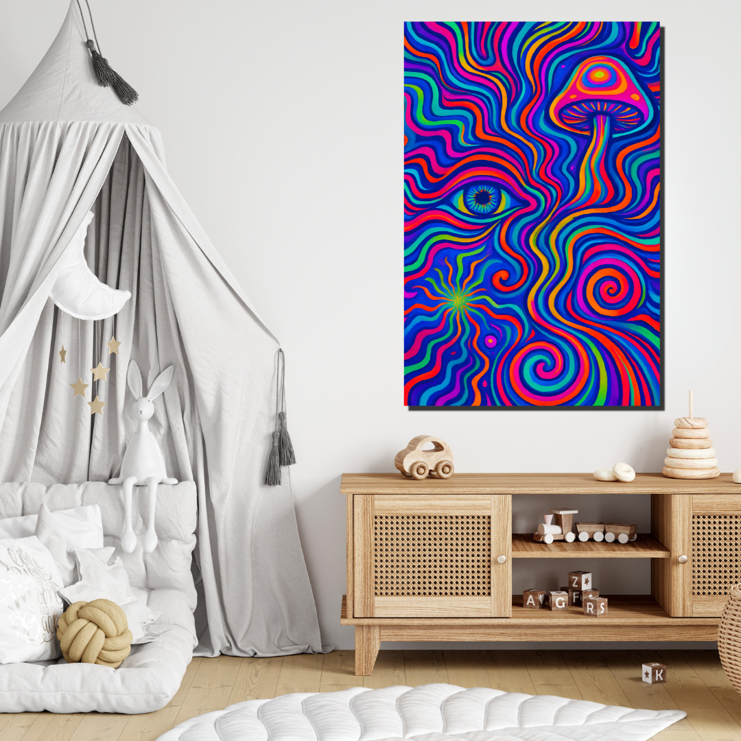 tableau décoratif - Flux de Conscience - 80 x 120 CM