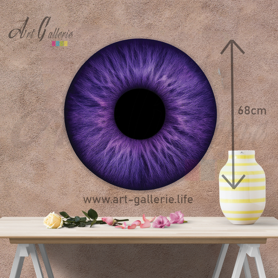 Mystique Améthyste – L’Âme Astrale " violet 1 " 68 centimètres de diamètre