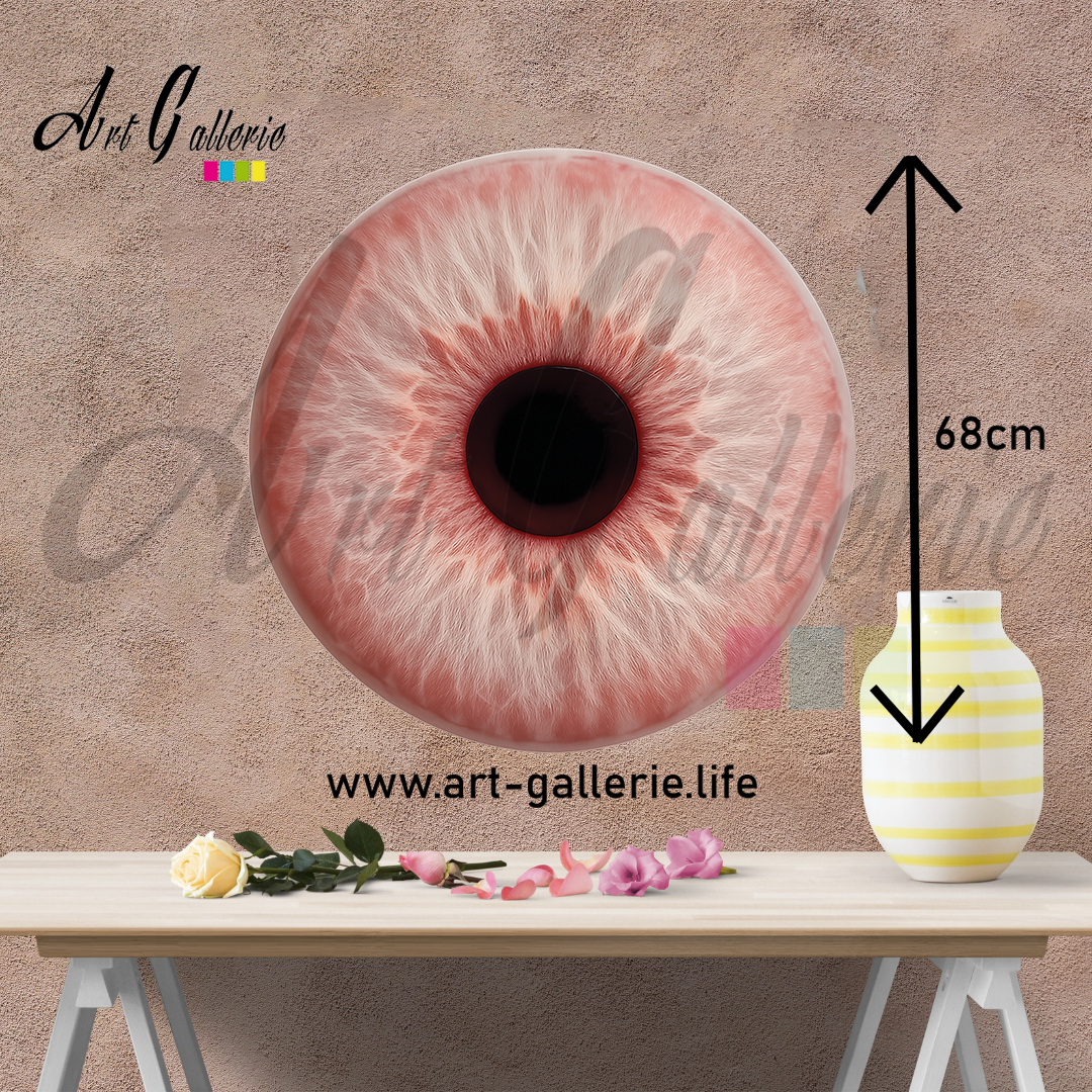 Reflet de Rosée – L’Âme Éthérée " Pink 1 " 68 centimètres de diamètre