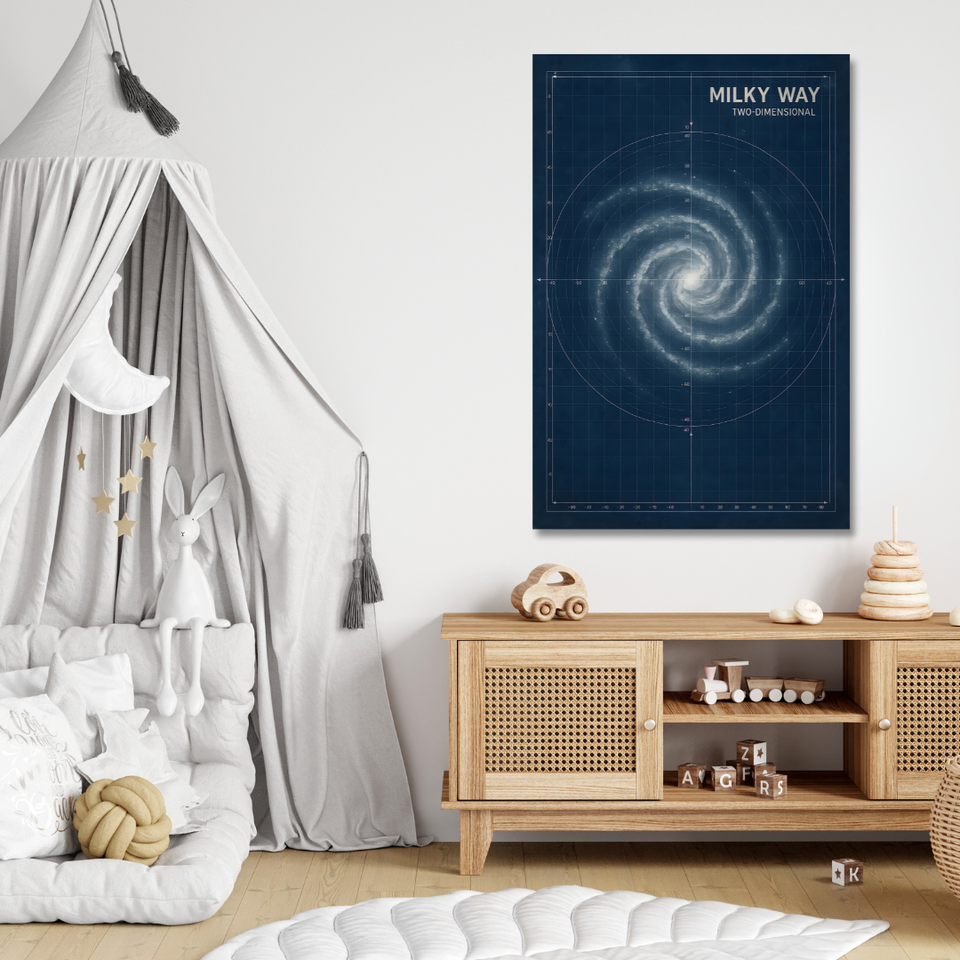 Tableau décoratif – Cartographie Stellaire – 60 x 50 cm