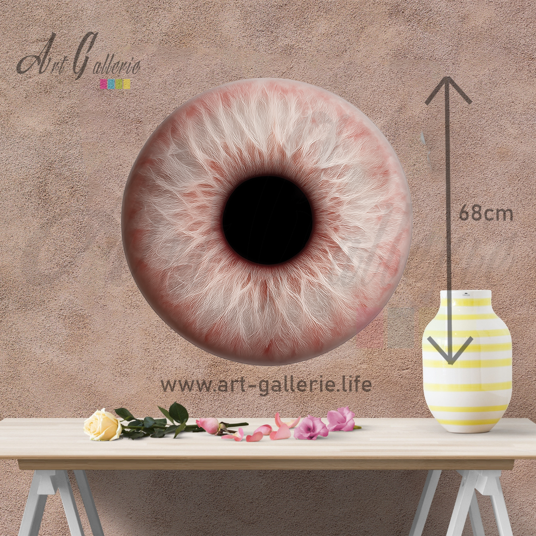 Reflet de Rosée – L’Âme Éthérée " Pink 2 " 68 centimètres de diamètre