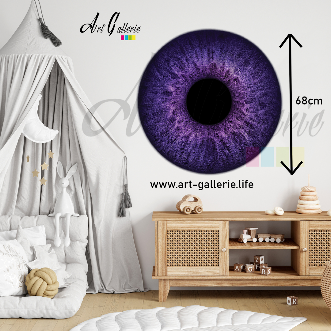 Mystique Améthyste – L’Âme Astrale " violet 2 " 68 centimètres de diamètre