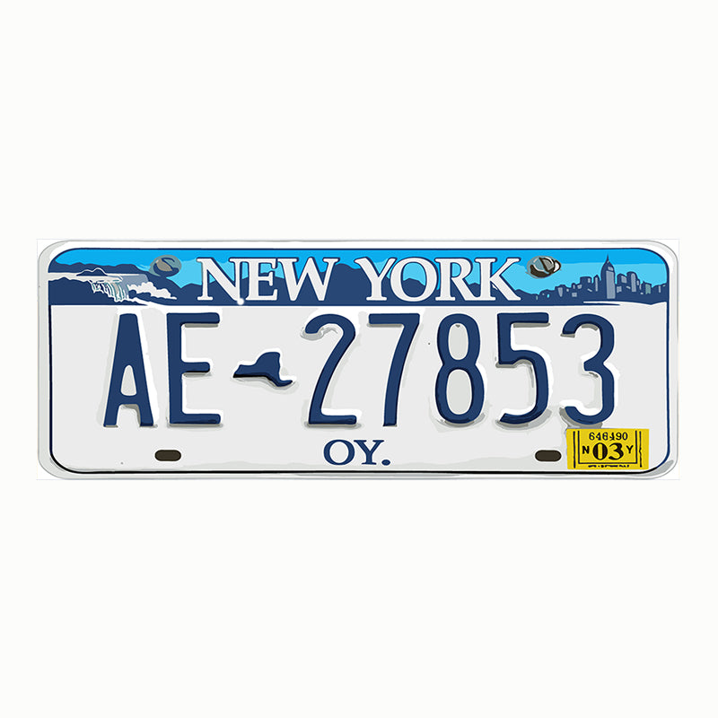 tableau décoratif - Plaque AE 40 x 15 cm - vinyle mat