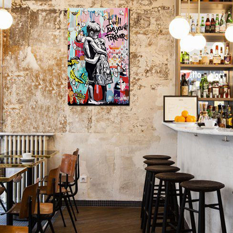 Tableau décoratif - Graffiti Forever - mdf- 40-65 cm - vinyle mat