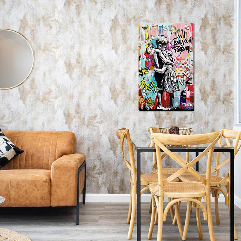 Tableau décoratif - Graffiti Forever - mdf- 40-65 cm - vinyle mat