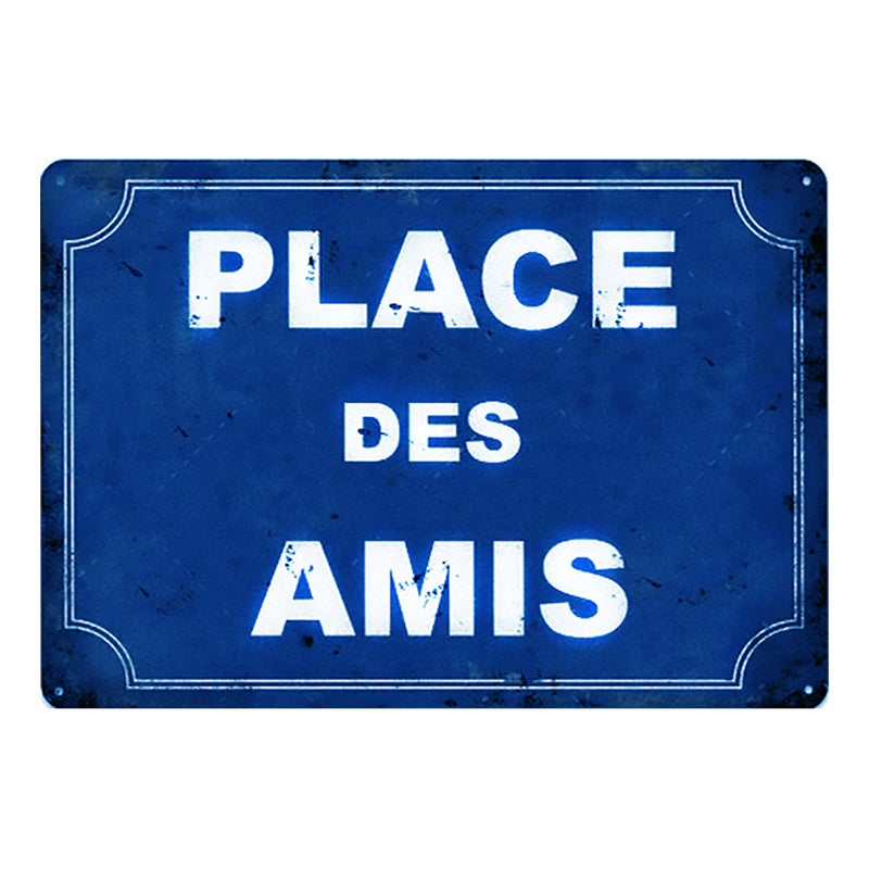 PlaquePlace des Amis - 21 x 30 cm
