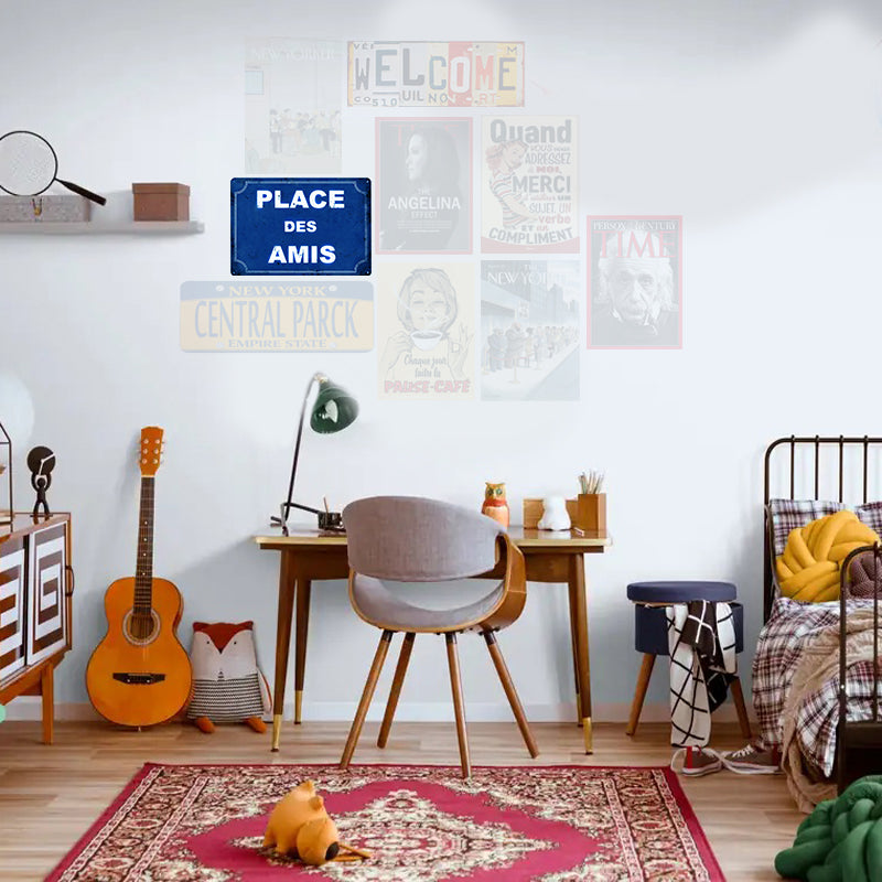 PlaquePlace des Amis - 21 x 30 cm