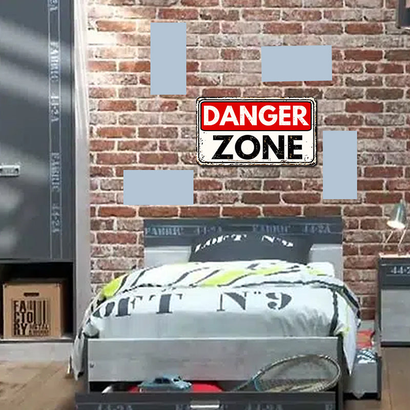 tableau décoratif - Danger - mdf -30-20 cm vinyle mat