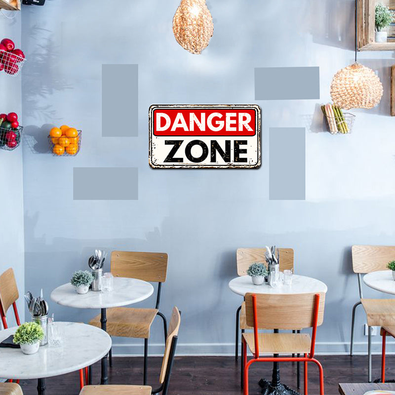tableau décoratif - Danger - mdf -30-20 cm vinyle mat