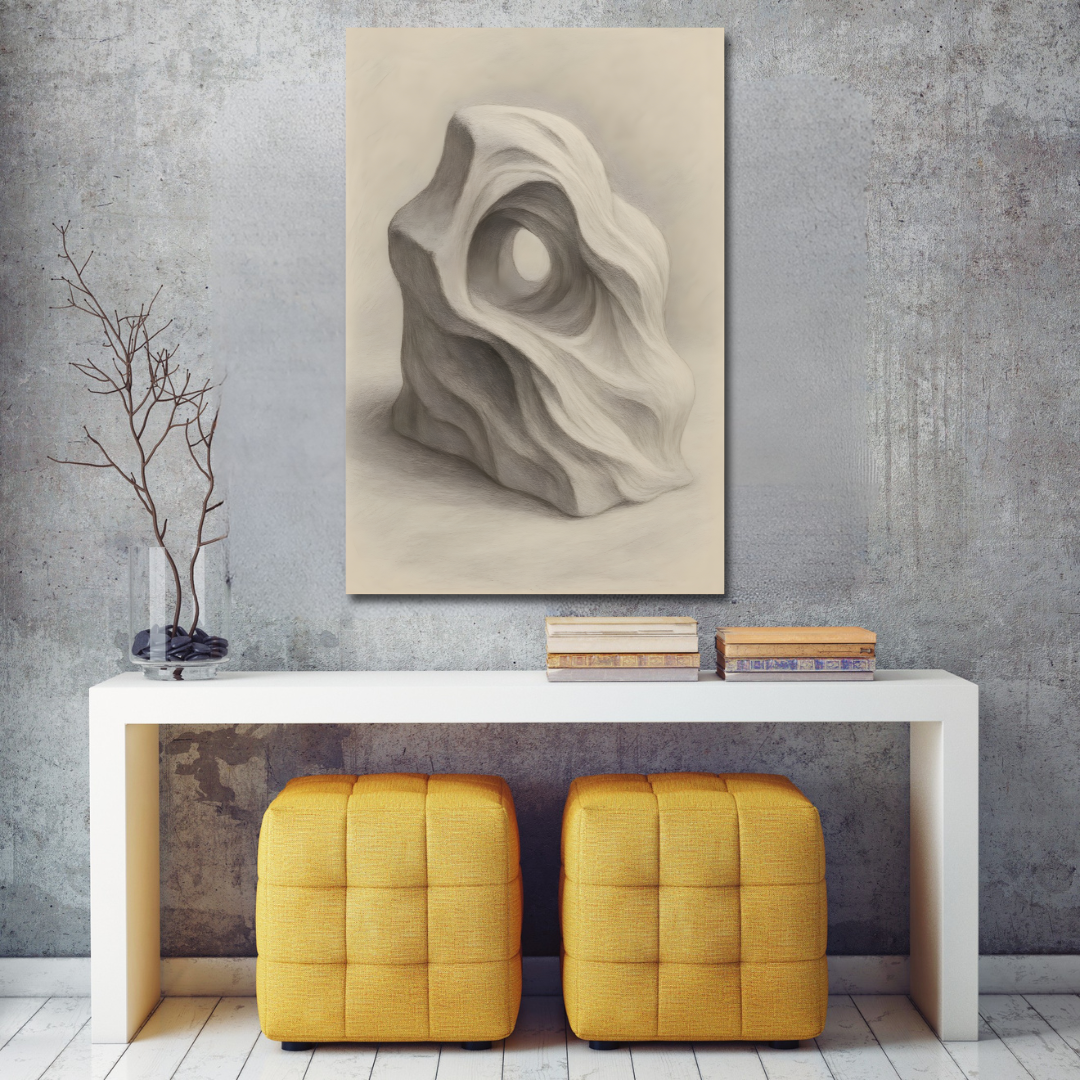 Tableau décoratif – Souffle Minéral – 60 x 50 cm