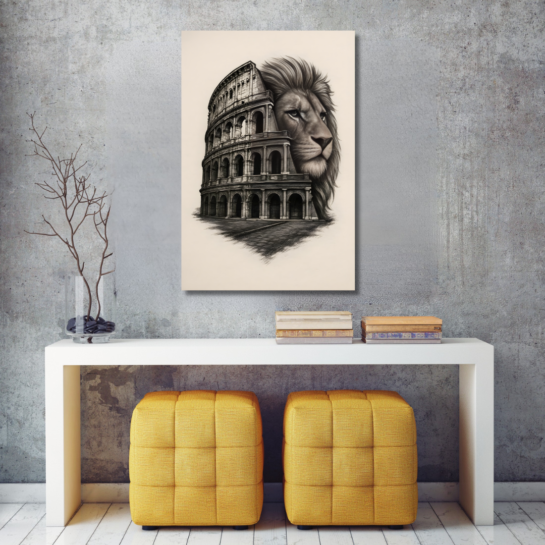 Tableau décoratif – Empire Sauvage – 60 x 50 cm