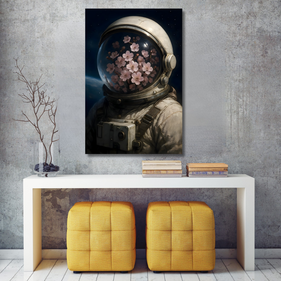 Tableau décoratif – Floraison Astrale – 60 x 50 cm