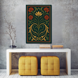 Tableau décoratif – Fleur d'Équilibre – 120 x 80 cm