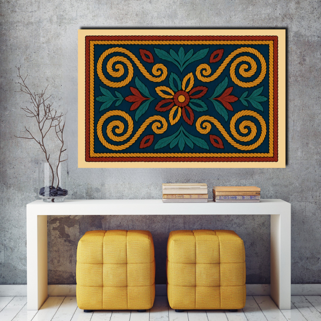 Tableau décoratif – Symphonie Florale – 120 x 80 cm