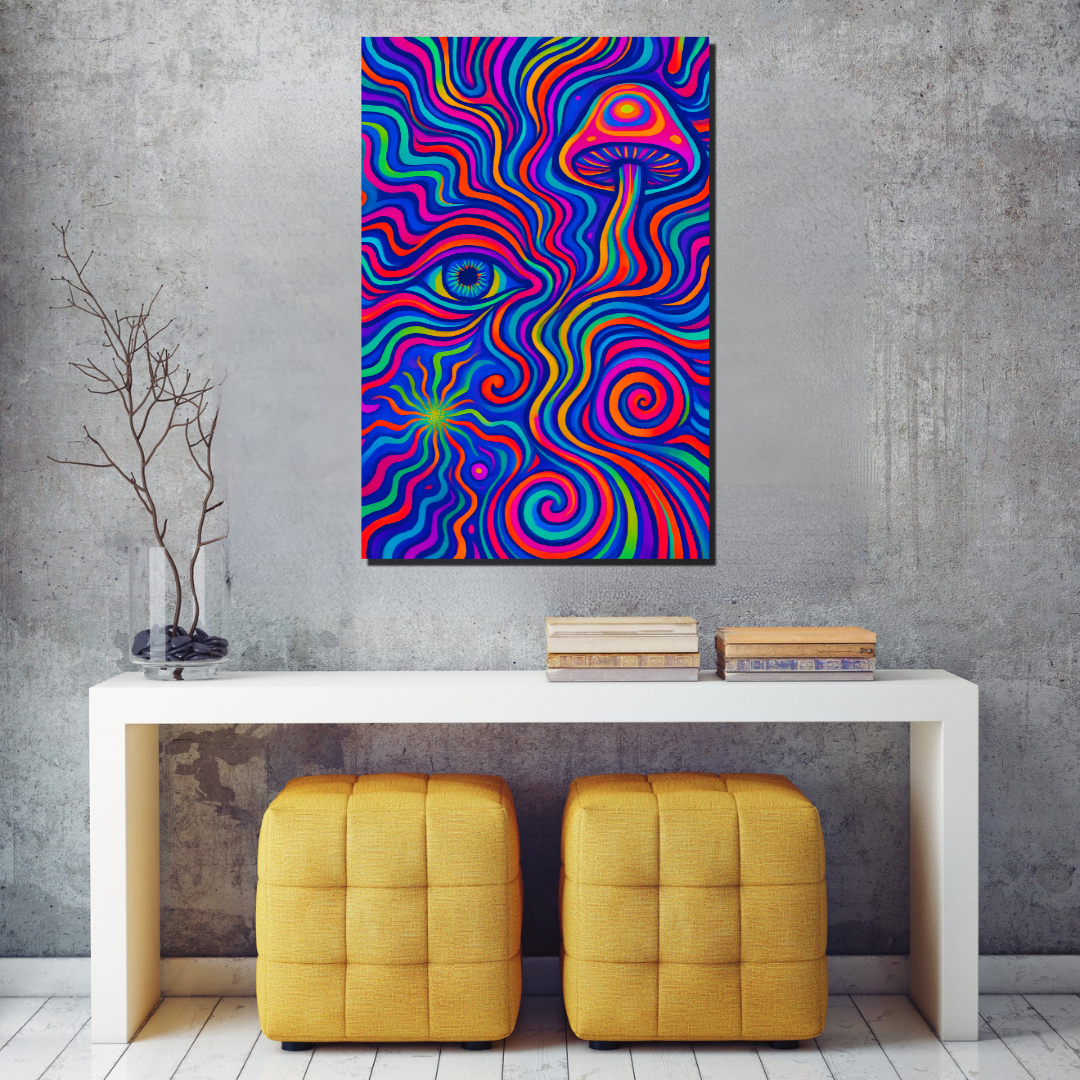 tableau décoratif - Flux de Conscience - 80 x 120 CM