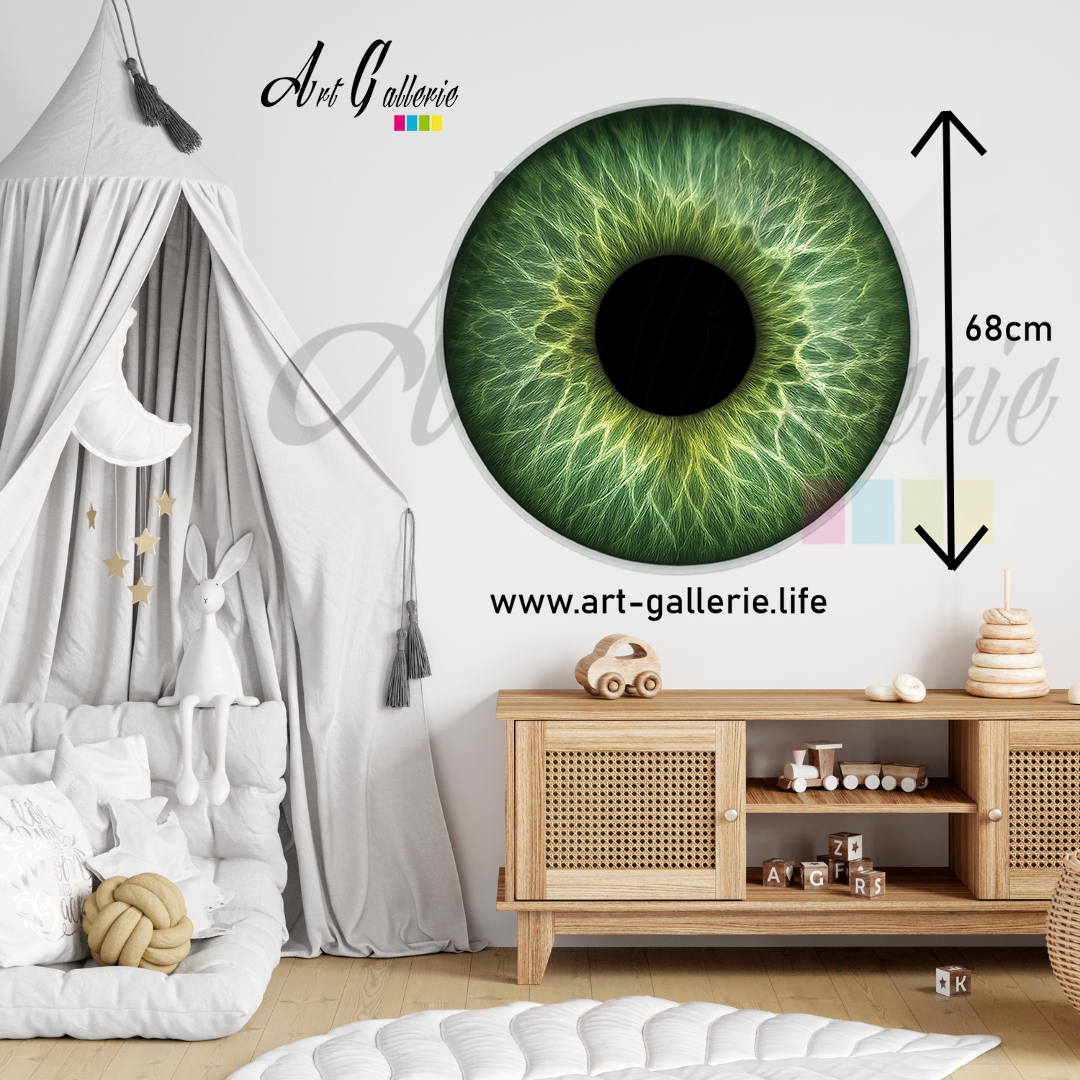 Émeraude Intérieure – L’Âme Végétale " Green 2 " 68 centimètres de diamètre