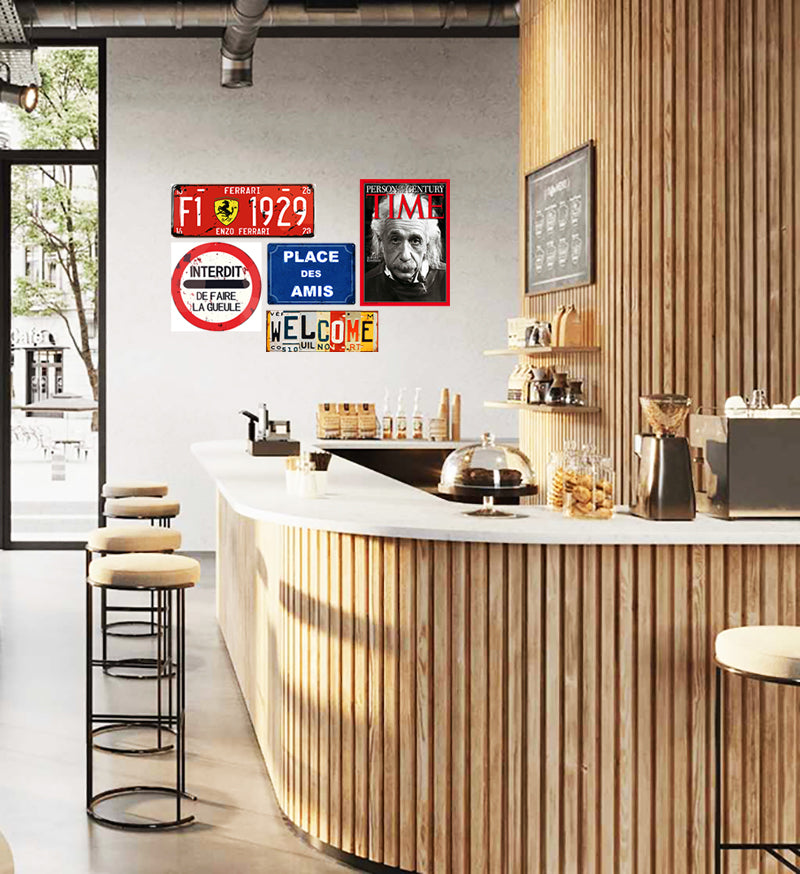 Pack Salon de Thé 1 de 5 plaques au prix de 4