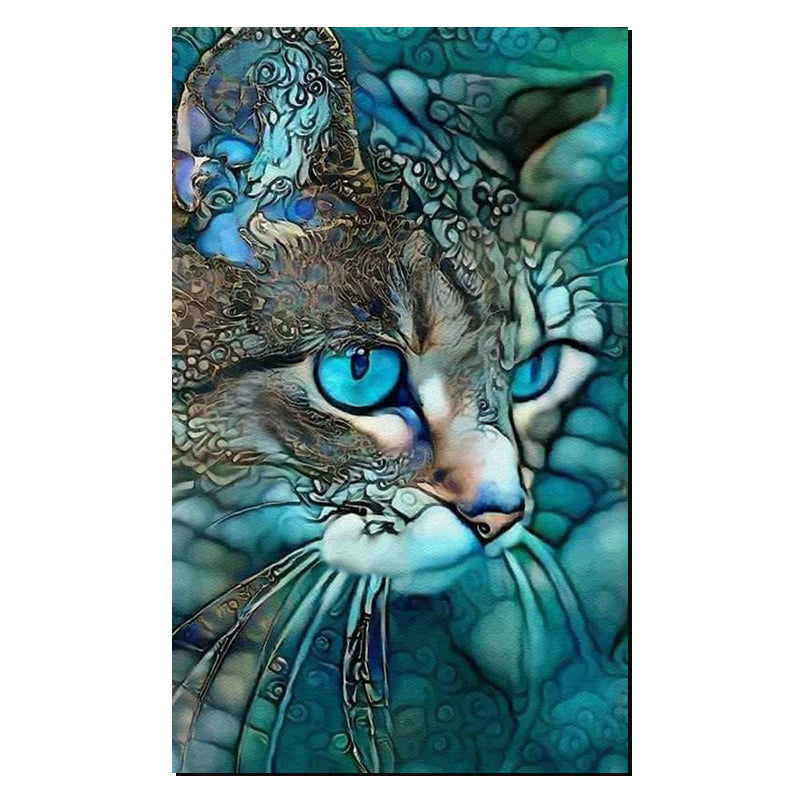 Tableau décoratif chat - 100 x 60 cm