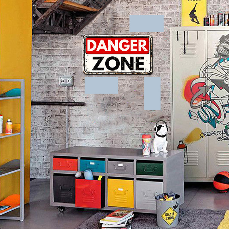 tableau décoratif - Danger - mdf -30-20 cm vinyle mat