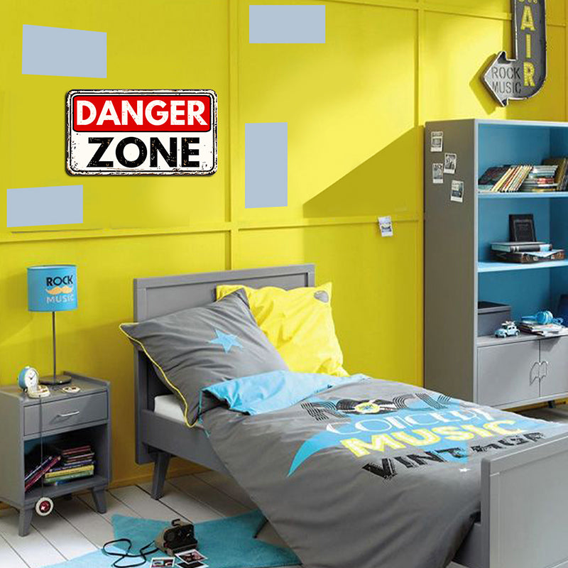 tableau décoratif - Danger - mdf -30-20 cm vinyle mat