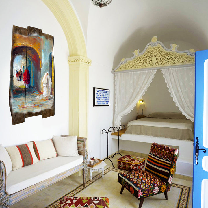 Tableau décoratif artistika - arc médina - 30 x50 cm