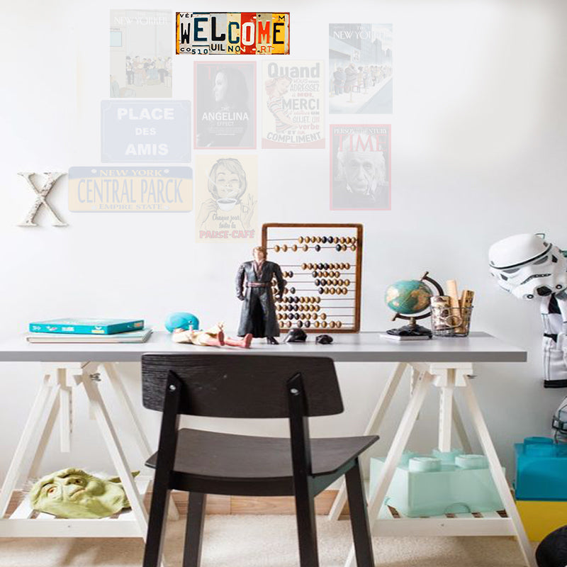 Plaque welcome 42 x 15 cm - mdf