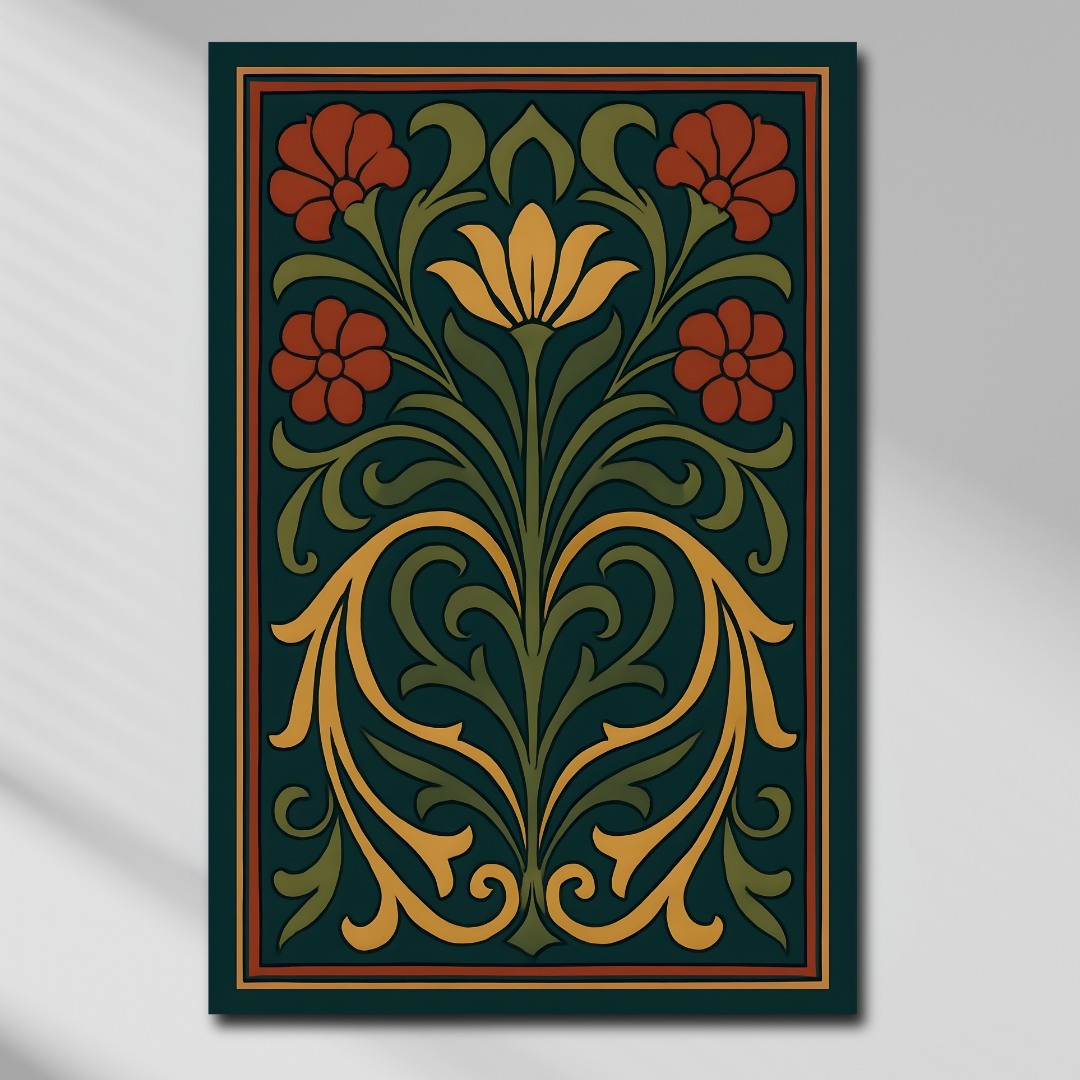 Tableau décoratif – Fleur d'Équilibre – 120 x 80 cm