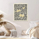 tableau 80x100 cm  calligraphie arabe beige لان شكرتم لازيدنكم