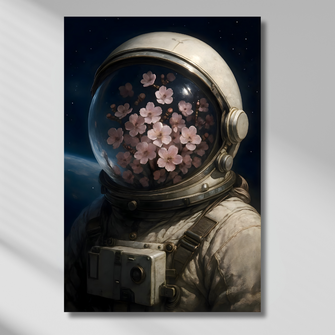 Tableau décoratif – Floraison Astrale – 60 x 50 cm