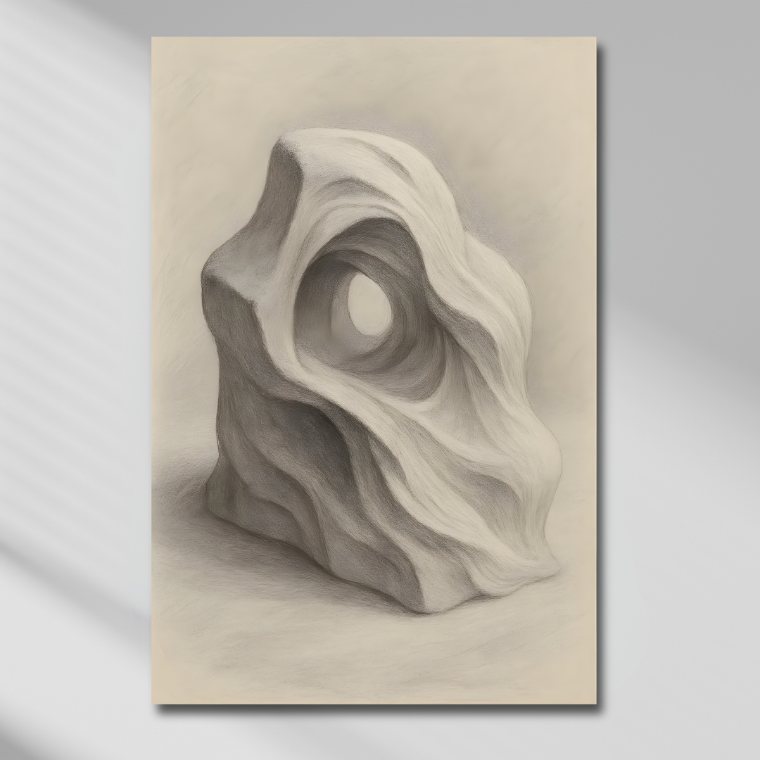 Tableau décoratif – Souffle Minéral – 60 x 50 cm