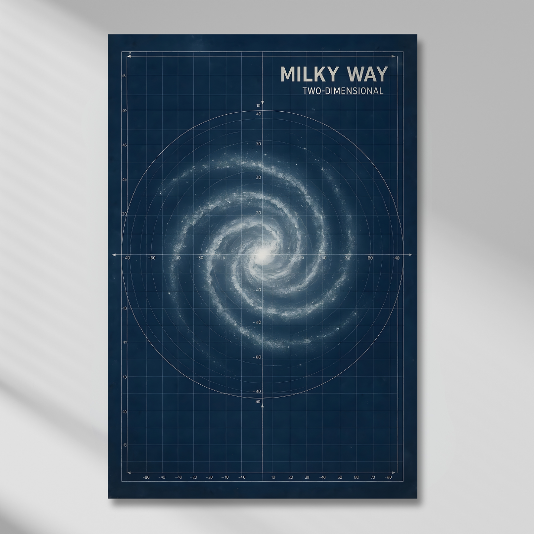 Tableau décoratif – Cartographie Stellaire – 60 x 50 cm