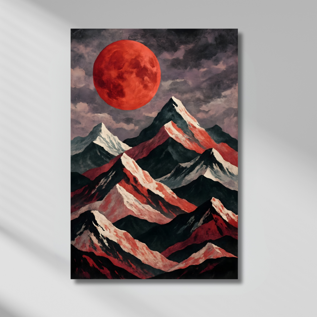 Tableau décoratif – Lune de Cendres – 120 x 80 cm