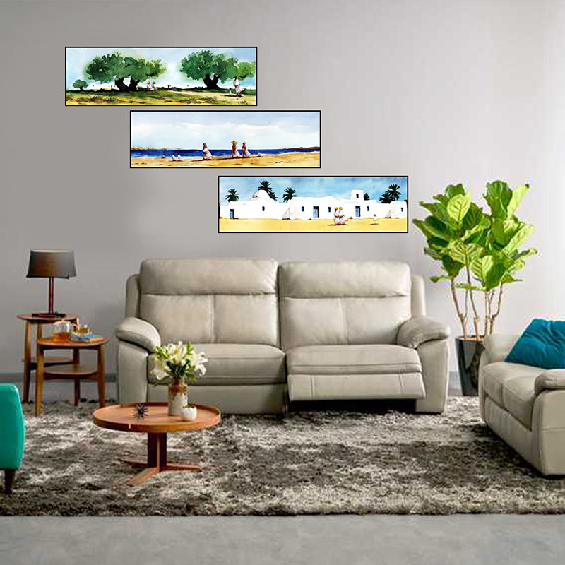 Tableau Décoratif - Djerba 3 pces - 3 x 30 x 100 cm