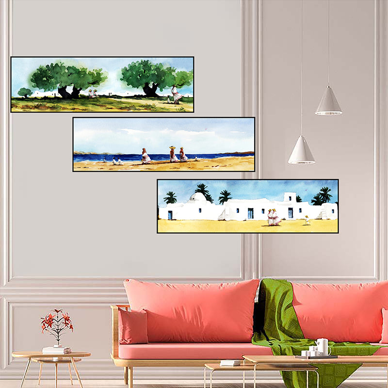 Tableau Décoratif - Djerba 3 pces - 3 x 30 x 100 cm