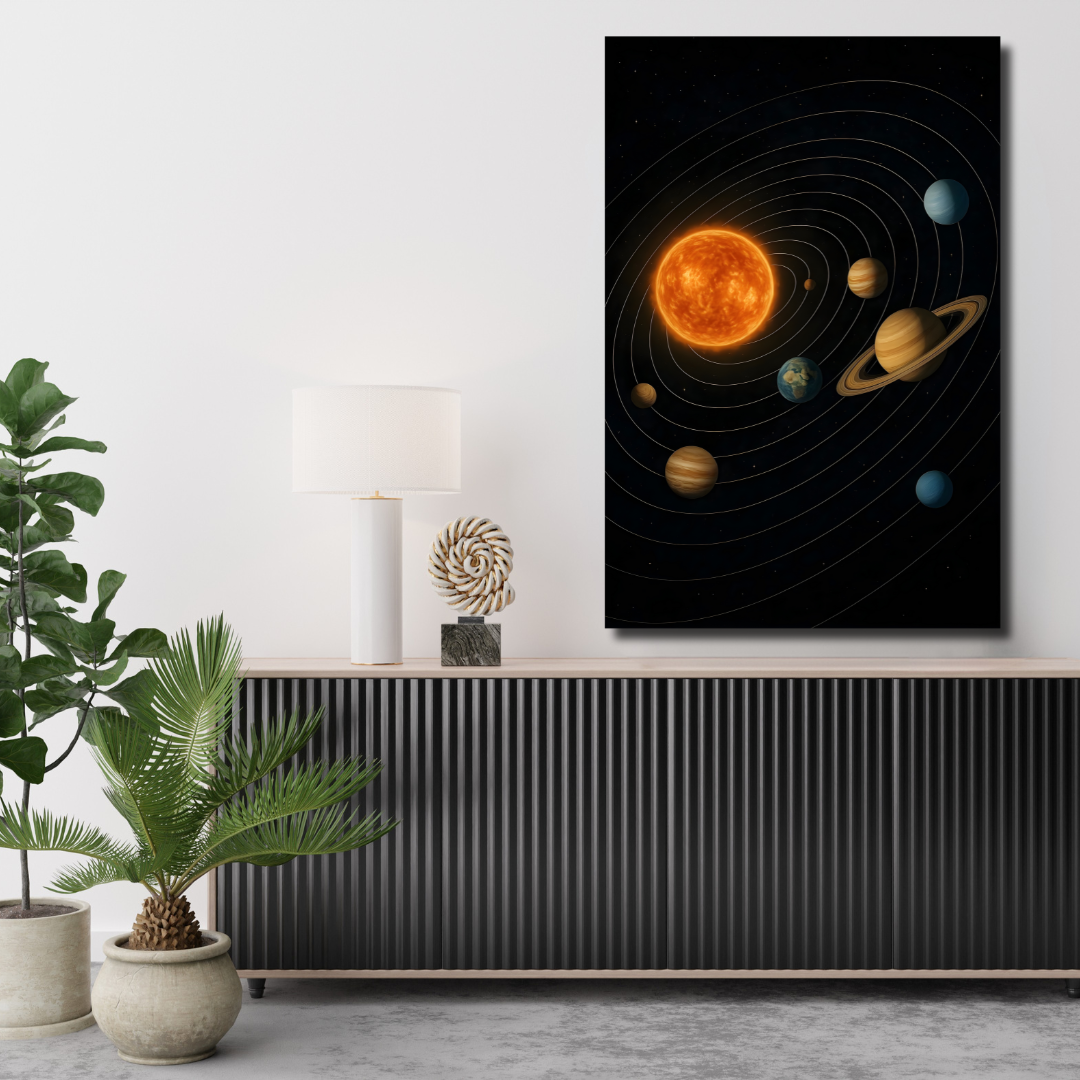 Tableau décoratif – Orbite Éternelle – 60 x 50 cm