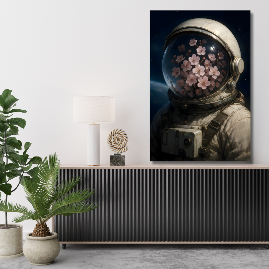 Tableau décoratif – Floraison Astrale – 60 x 50 cm