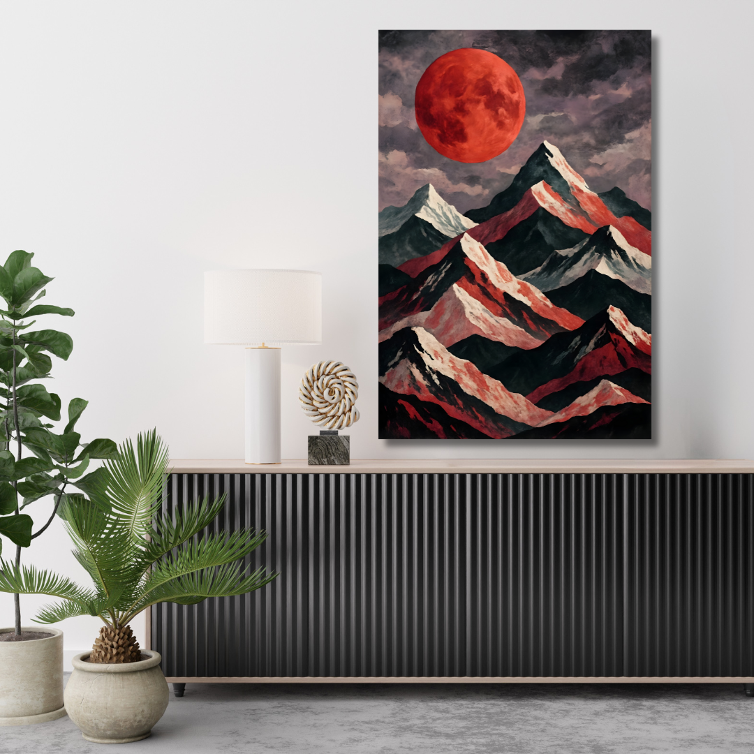 Tableau décoratif – Lune de Cendres – 120 x 80 cm