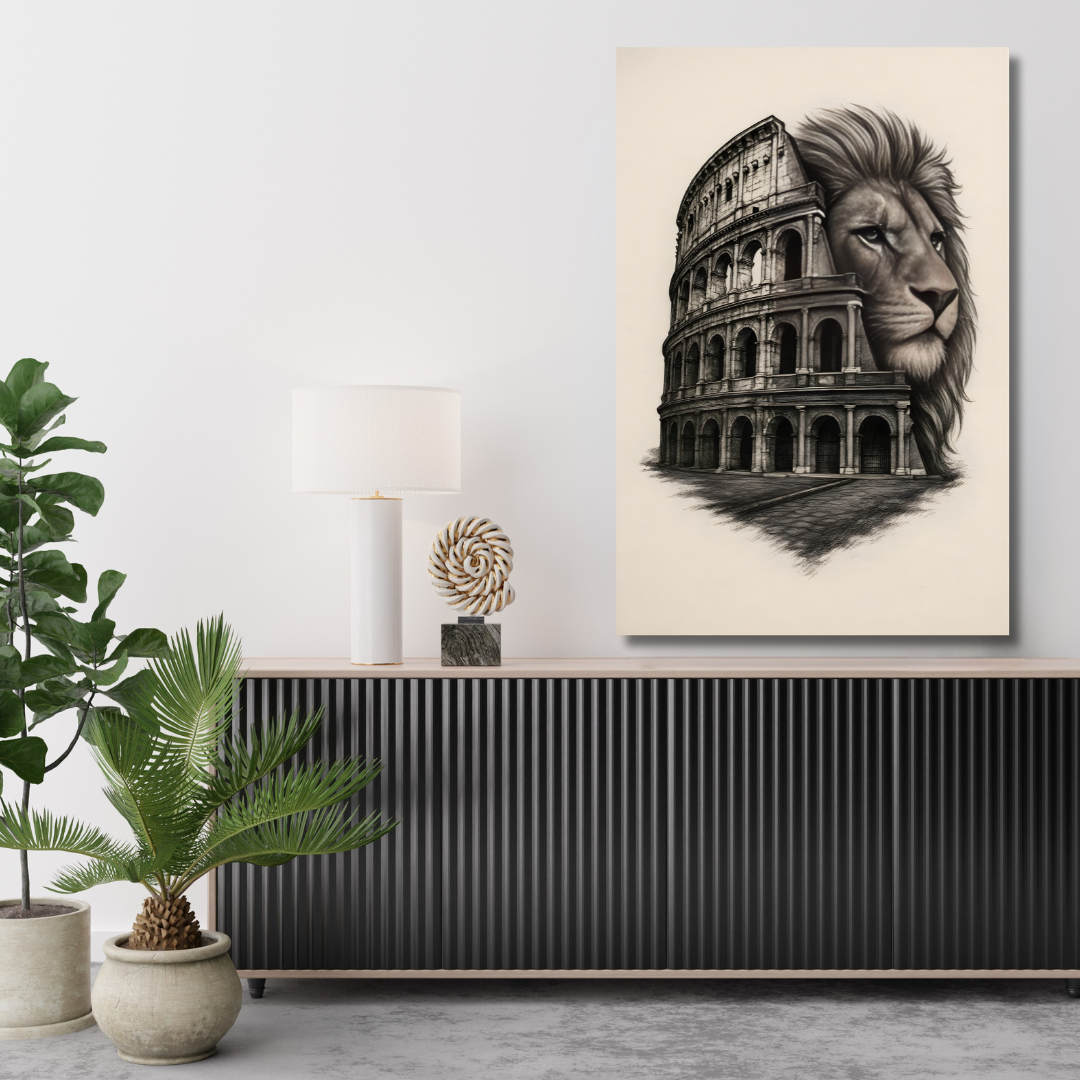 Tableau décoratif – Empire Sauvage – 60 x 50 cm