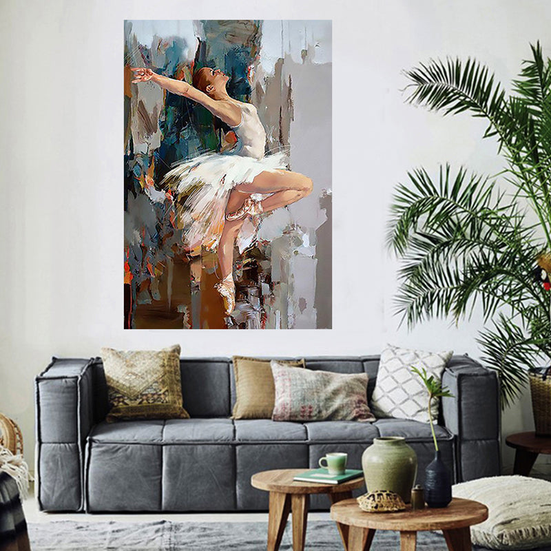 Tableau décoratif - danse classique peinture - 80 x 120 cm