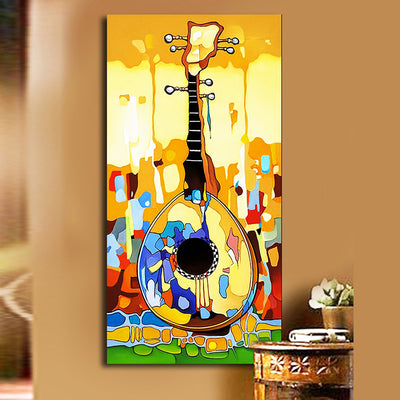 Tableau décoratif Guitar - 120x60 cm - vinyle sur mdf