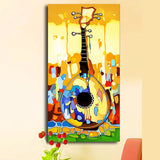 Tableau décoratif Guitar - 120x60 cm - vinyle sur mdf
