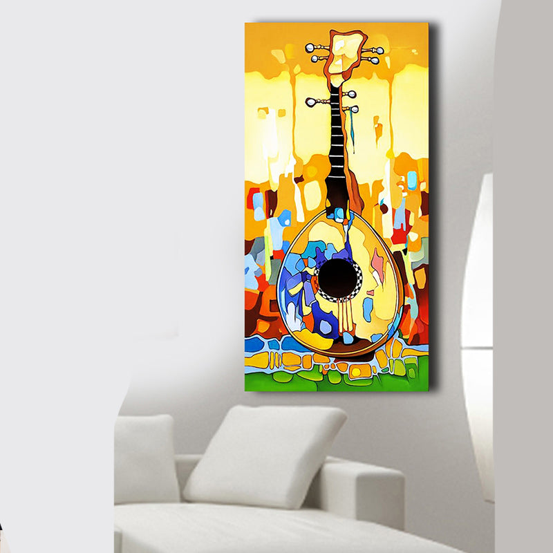 Tableau décoratif Guitar - 120x60 cm - bâche
