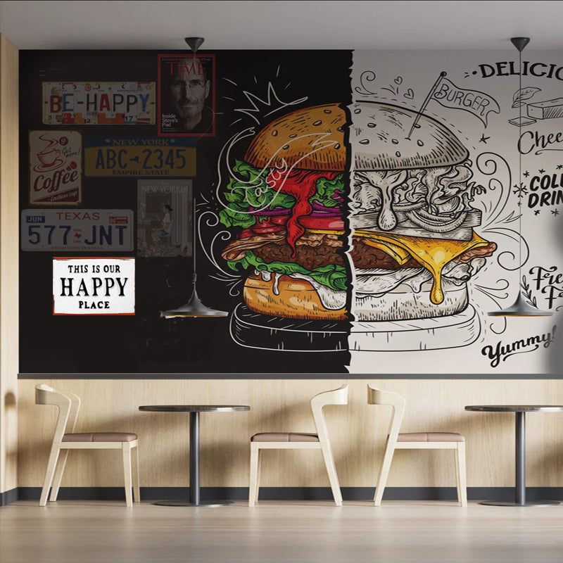 Tableau décoratif - plaque 21x30cm -  happy place